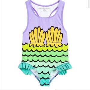 Stella McCartney Mermaid Graphic One Piece swim girls toddler